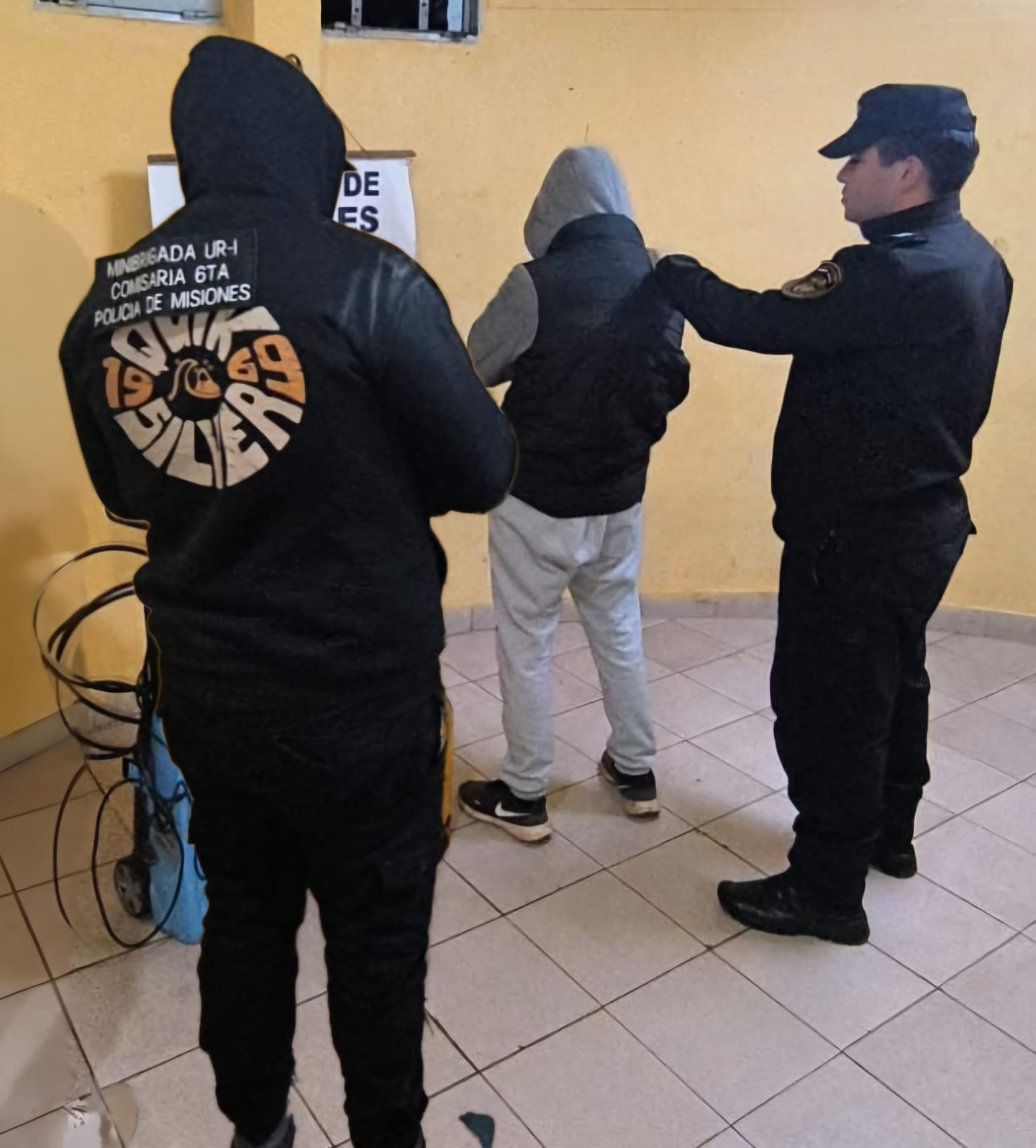 Detuvieron a un ladrón en la Chacra 93 tras una persecución y recuperaron objetos robados en Posadas